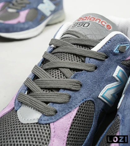 کفش کتانی سرمه ای صورتی NEW BALANCE 990