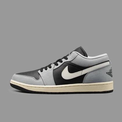 نایکی جردن 1 طوسی روشن ساق کوتاه Nike Air Jordan 1 Low Light Smoke Grey