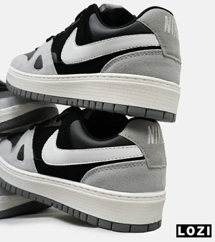کفش کتانی مردانه مشکی طوسی نایک NIKE SB