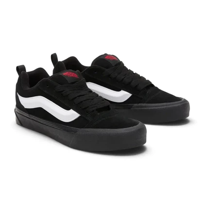 کتانی ویتنامی ونس نو اسکول مشکی سفیدVans Knu Skool Black White