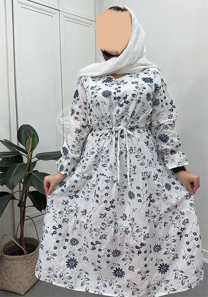 پیراهن خامه دوزی نیلا
