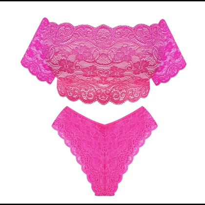 ست نیم‌تنه و شورت زنانه کد 307 رنگ صورتی