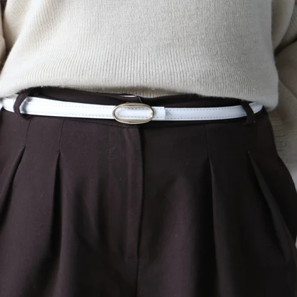 کمربند چرمی مات زنانه مدلbe7037