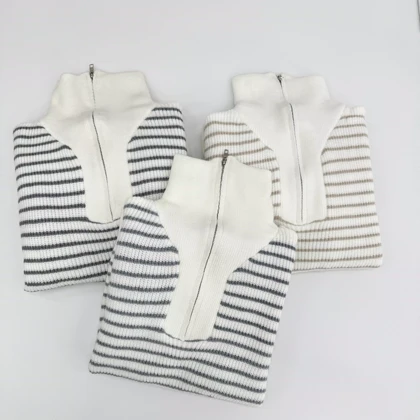 پلیور بافت نیم زیپ 1007351