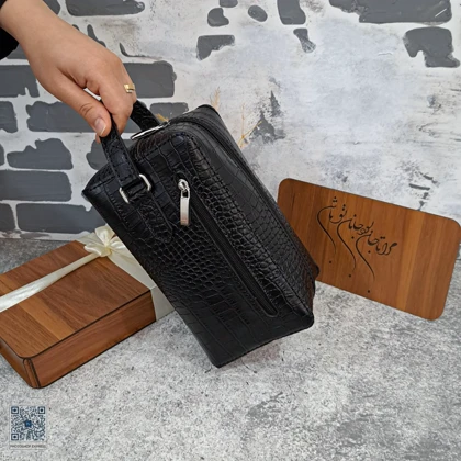 واش بگ چرم _ شوزبگ چرم و کیف دستی مردانه چرم طبیعی