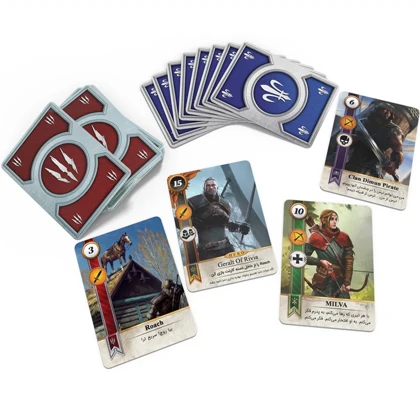 بازی کارتی ویچر گوئنت مانترا Mantra مدل WITCHER GWENT دو نفره