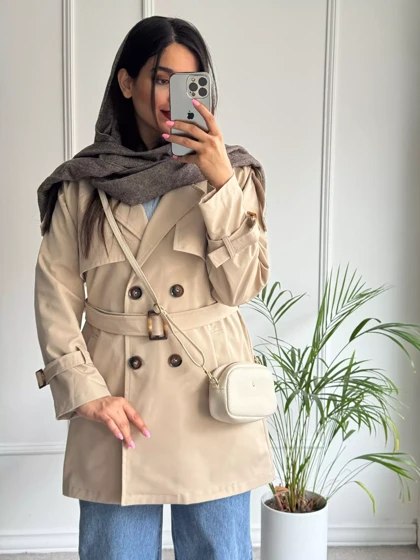 بارانی دو لایه نازلی