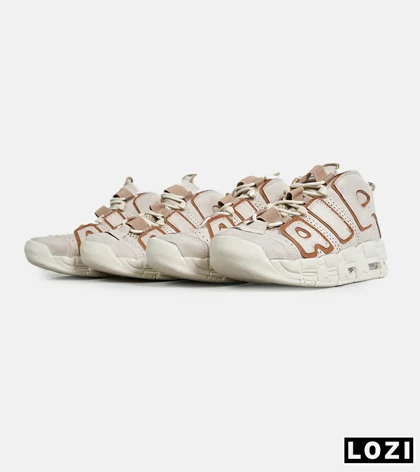 کفش کتانی مردانه و زنانه کرم قهوه ای NIKE Air More Uptempo '96 مدل 6491
