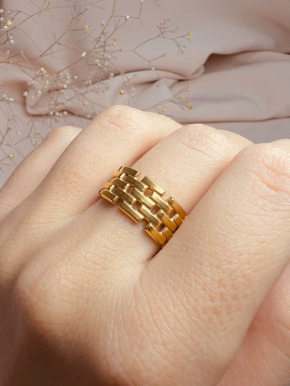 انگشتر طرح رولکس استیل