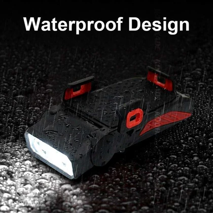 چراغ دوچرخه و نگهدارنده موبایل 4 کاره LY25