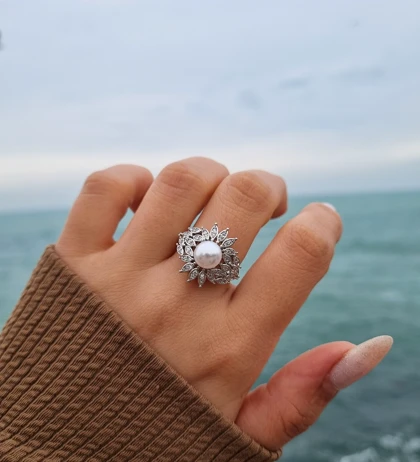 انگشتر جواهری فانتزی A6