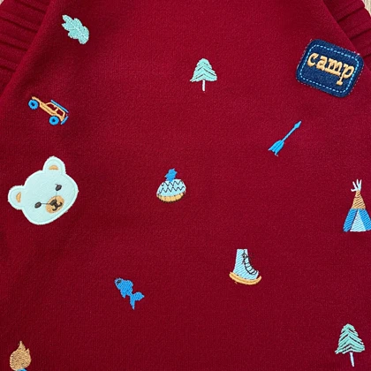 بلوز بافت پسرانه مدل کمپ