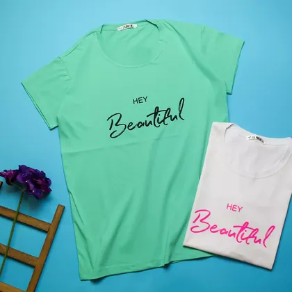 تیشرت hey beautiful