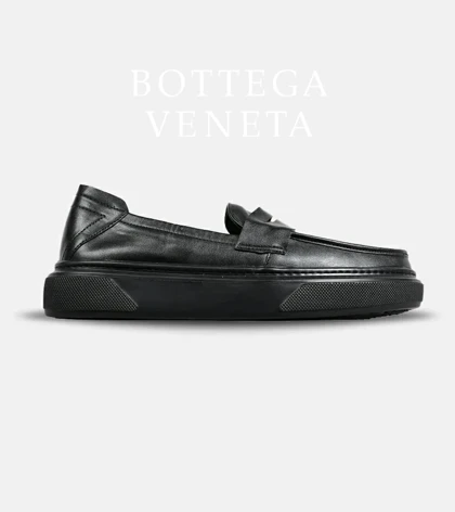 کالج مردانه مشکی Bottega Veneta مدل 6973