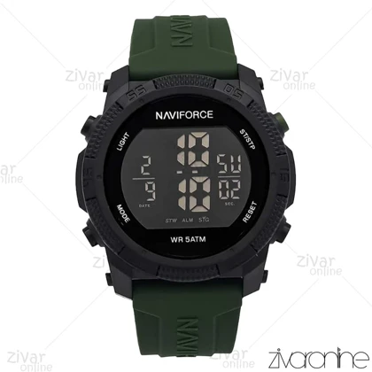 ساعت اورجینال ناوی فورس NaviForce مردانه دیجیتالی سبز مشکی 106967