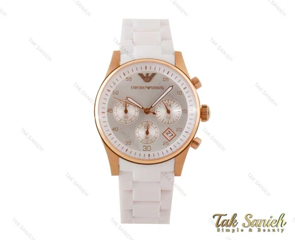 ساعت امپریو آرمانی سفید زنانه Emporio-3847-L