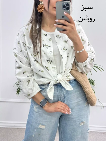 مانتو لینن شکوفه