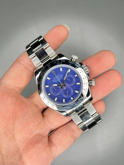 ساعت مچی رولکس دیتونا سیلور صفحه سرمه ای Rolex Daytona