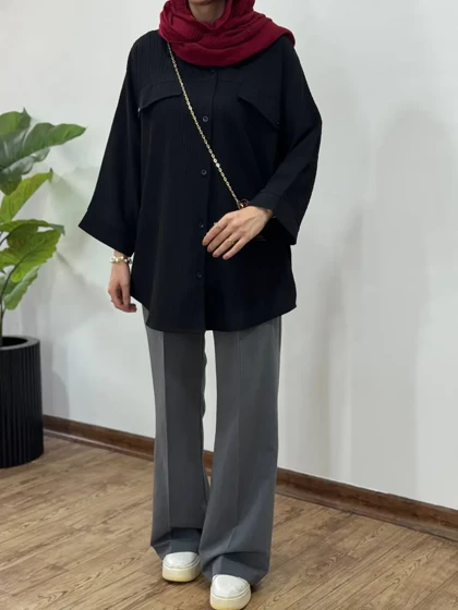 مانتو دکمه دار برکه 9
