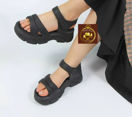 صندل لژدار زنانه چسبی فرشته
