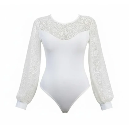 بادی فانتزی برند پاپیلون رنگ سفید کد 450