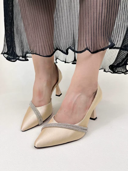 کفش پاشنه درا زنانه زارا بغل باز ZARA کد 430