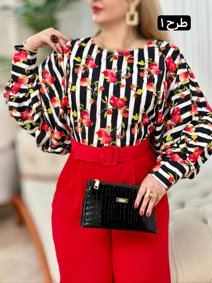 شومیز فلور یلدایی 2718