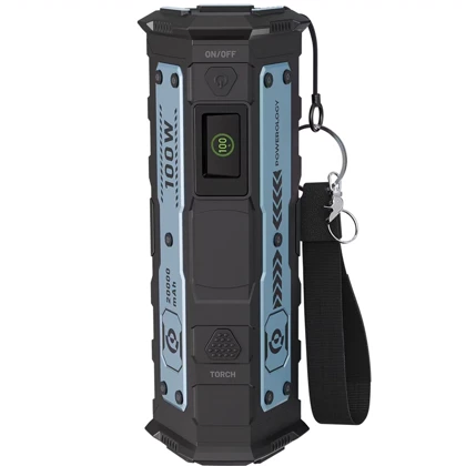 پاور بانک 20000 پاورولوژی Powerology مدل PPBCHA91BK با چراغ قوه