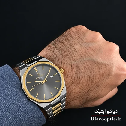 ساعت مچی مردانه موتور ژاپن اصلی برند رمانسون مدل RV2500M چند ضلعی