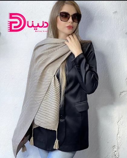 شال پلیسه پوست ماری