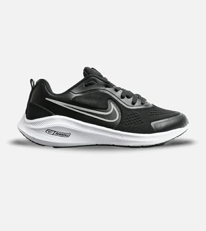 کفش کتانی بزرگ پا مشکی سفید نایک NIKE PEGASUS V10
