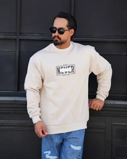 دورس سه‌نخ داخل‌کرکی مردانه طرح NEVER