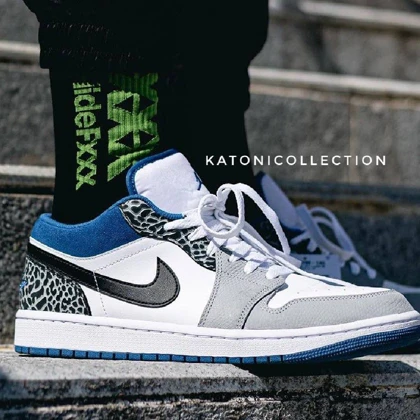 کتانی نایک ایرجردن 1 بدون ساق Nike Air Jordan 1 Low SE True