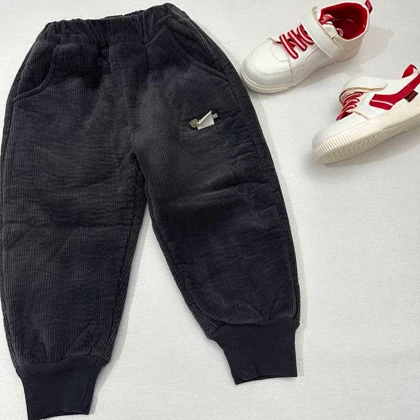 شلوار مخمل کبریتی لاینردار مدل مام