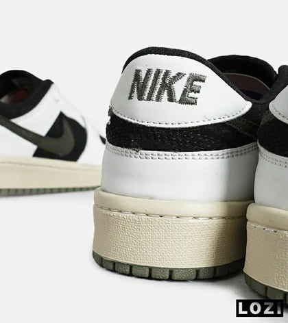 کفش کتانی مردانه و زنانه سفید مشکی نایک NIKE SB Dunk مدل 7065