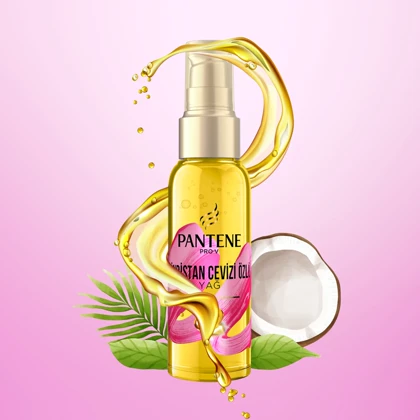 روغن مو تغذیه‌کننده و درخشان‌کننده پنتن Hindistan Cevizi Ozlu مناسب برای همه موها حجم 100 میلی‌لیتر