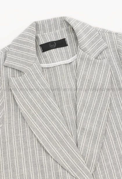 کت راه راه لینن کد1005296