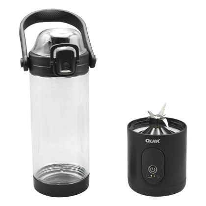 مخلوط کن شارژی کوئیک شش تیغه مدل Q9 ظرفیت 0.7 لیتر