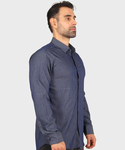 پیراهن مردانه کبریتی و آستین بلند 0367