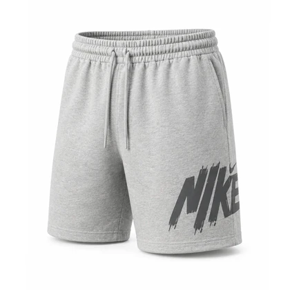 شلوارک ورزشی مردانه نایک مدل Dri Fit-9105 طوسی روشن
