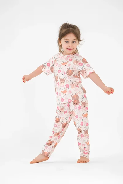 ست آستین کوتاه و شلوار بهاری