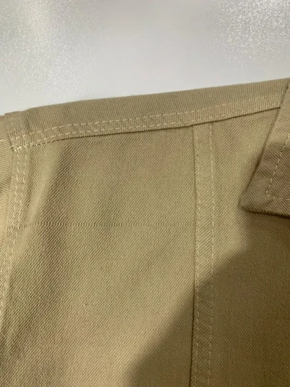 3696-مانتو کتان نیکان ( ایراددار )