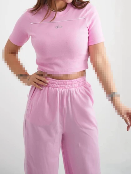 کراپ شلوار ست alo