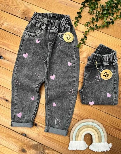 شلوار لی مام استایل دخترانه جدید