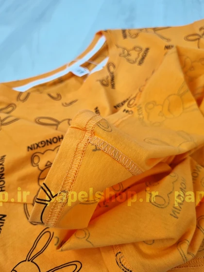 کراپ یقه گرد طرح خرگوش