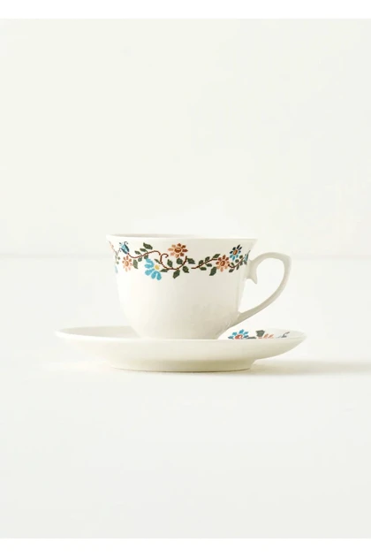 سرویس فنجان قهوه 6 تکه Bella Maison مدل Vintage - آبی