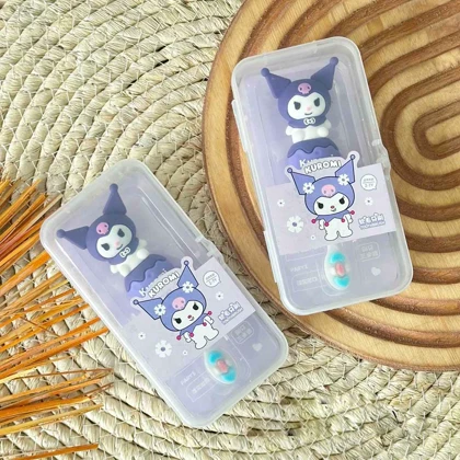 مسواک دسته سیلیکونی کرومی