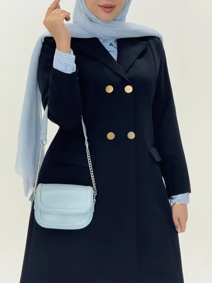 3583-مانتو شلوار اداری فیونا