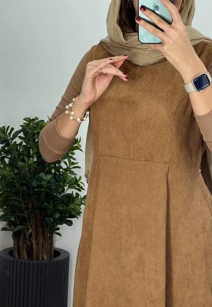 ست سارافون و کت پشمی