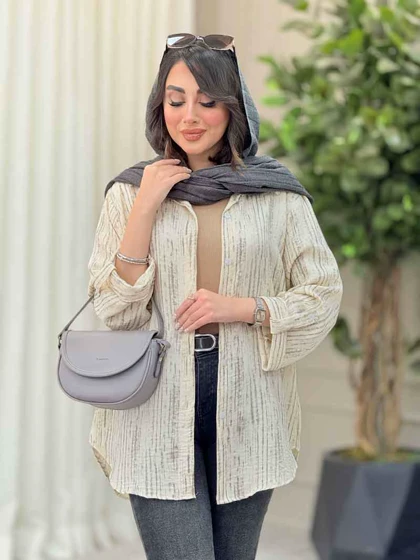 شومیز آستین پاگن نجلا